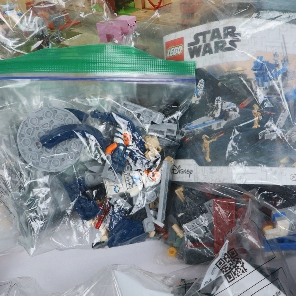 Minecraft & Star Wars Legos Boba Fett's Starship AAT Tank Mixed Lot (READ)